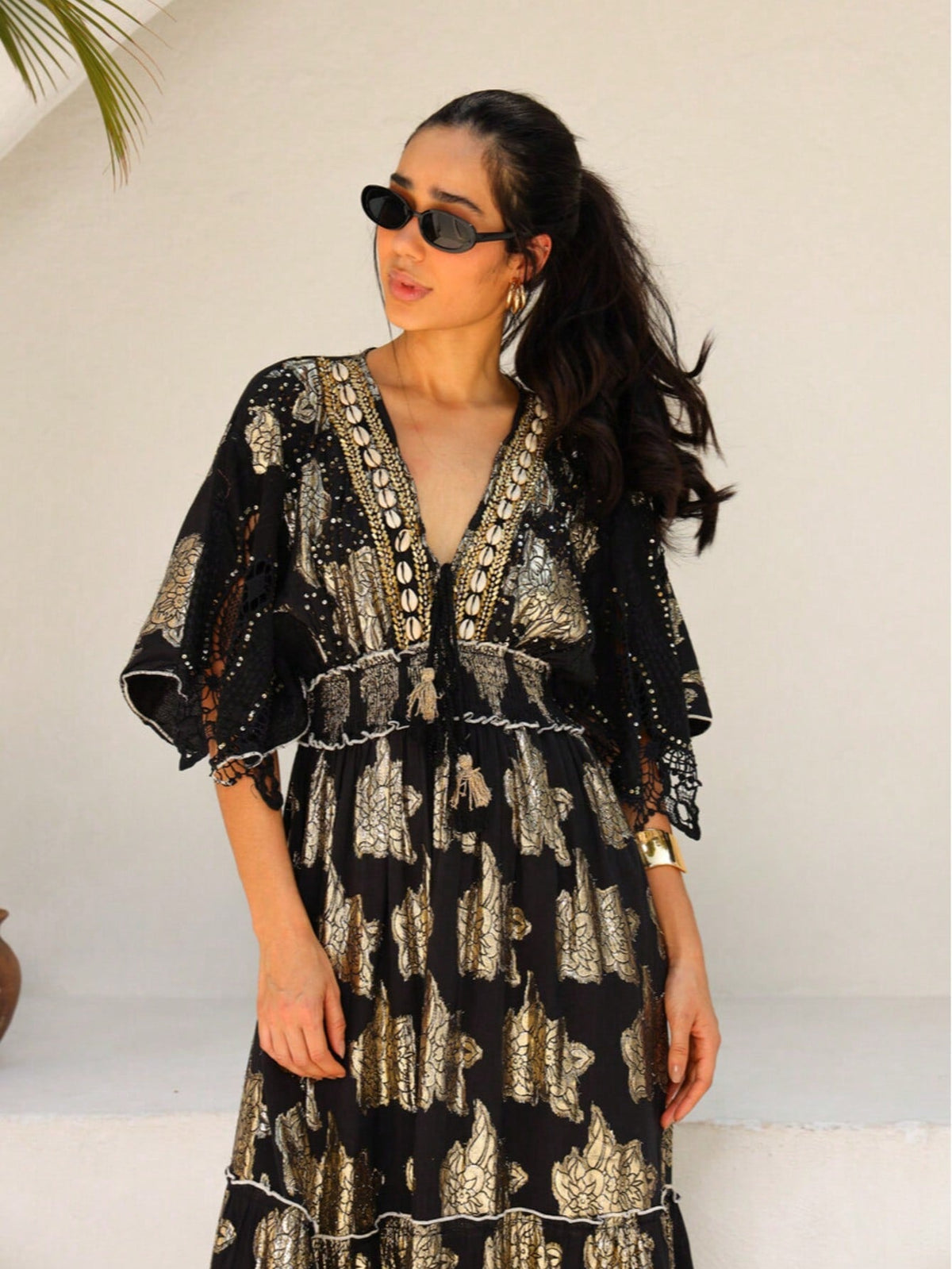 Vestido Longo Boho Amira - Indra Moda Indiana