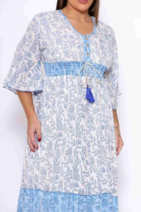 Vestido Longo Sonho Indiano Coleção Boho Premium - Indra Moda Indiana