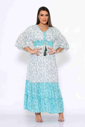 Vestido Longo Sonho Indiano Coleção Boho Premium 9123 - Indra Moda Indiana