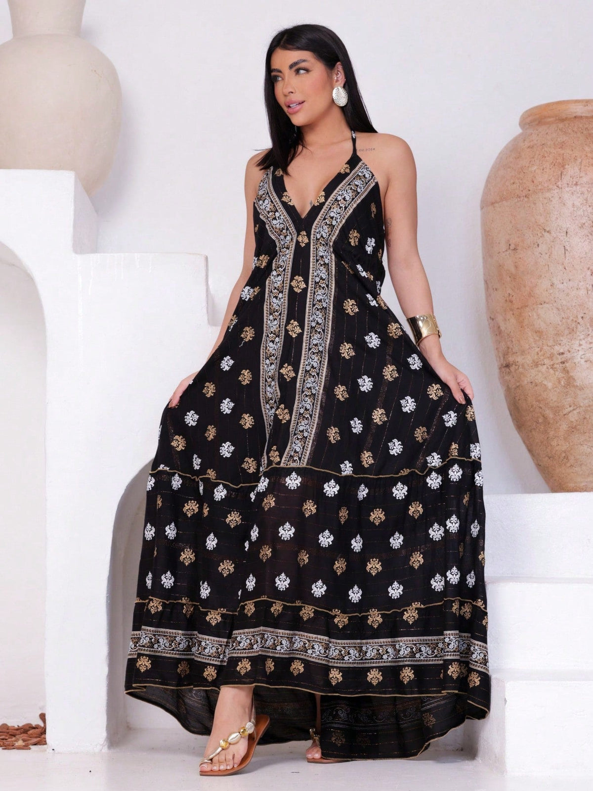 Vestido Noite Estrelada - Indra Moda Indiana