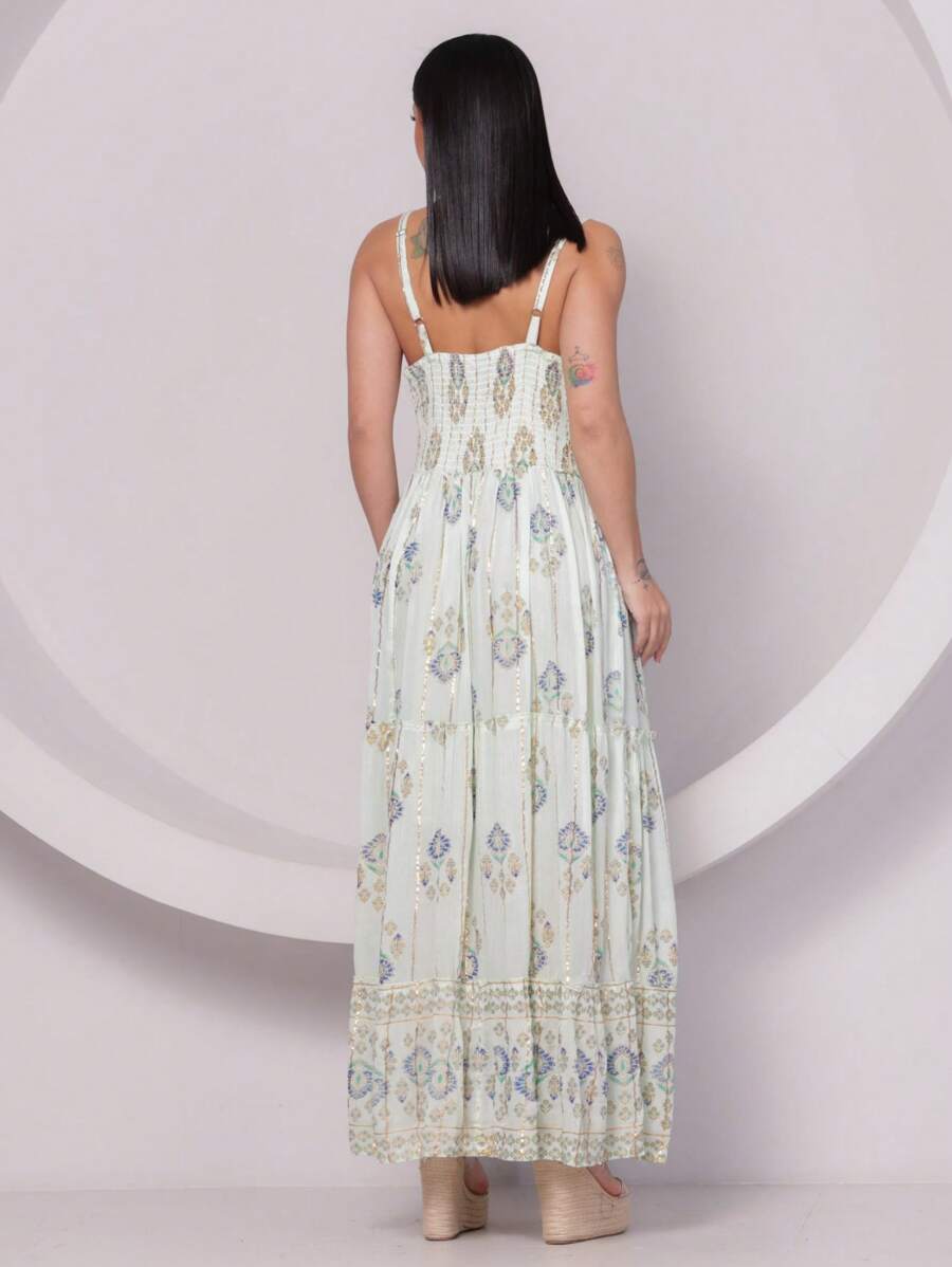 Vestido Noite Indiana - Indra Moda Indiana