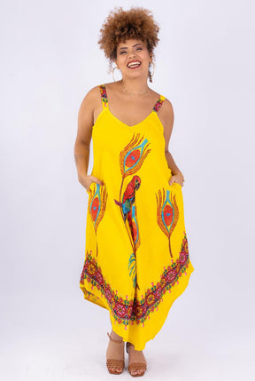 Vestido Trapézio Ajustável Espírito Silvestre Ajustável - Indra Moda Indiana