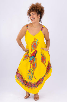 Vestido Trapézio Ajustável Espírito Silvestre Ajustável - Indra Moda Indiana