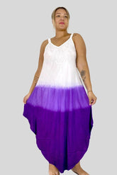 Vestido Trapézio Ajustável Longo Balonê Senhora Soltinho Viscose - Indra Moda Indiana
