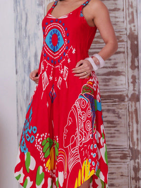 Vestido Trapézio Amuleto - Indra Moda Indiana