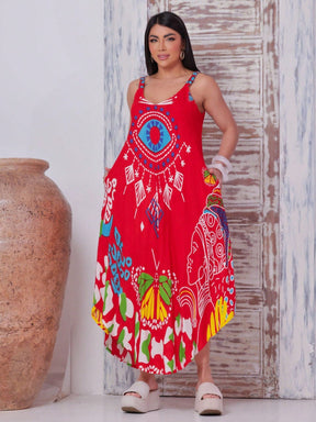 Vestido Trapézio Amuleto - Indra Moda Indiana