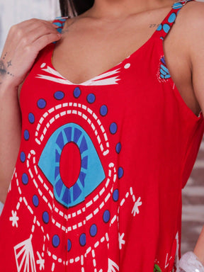 Vestido Trapézio Amuleto - Indra Moda Indiana