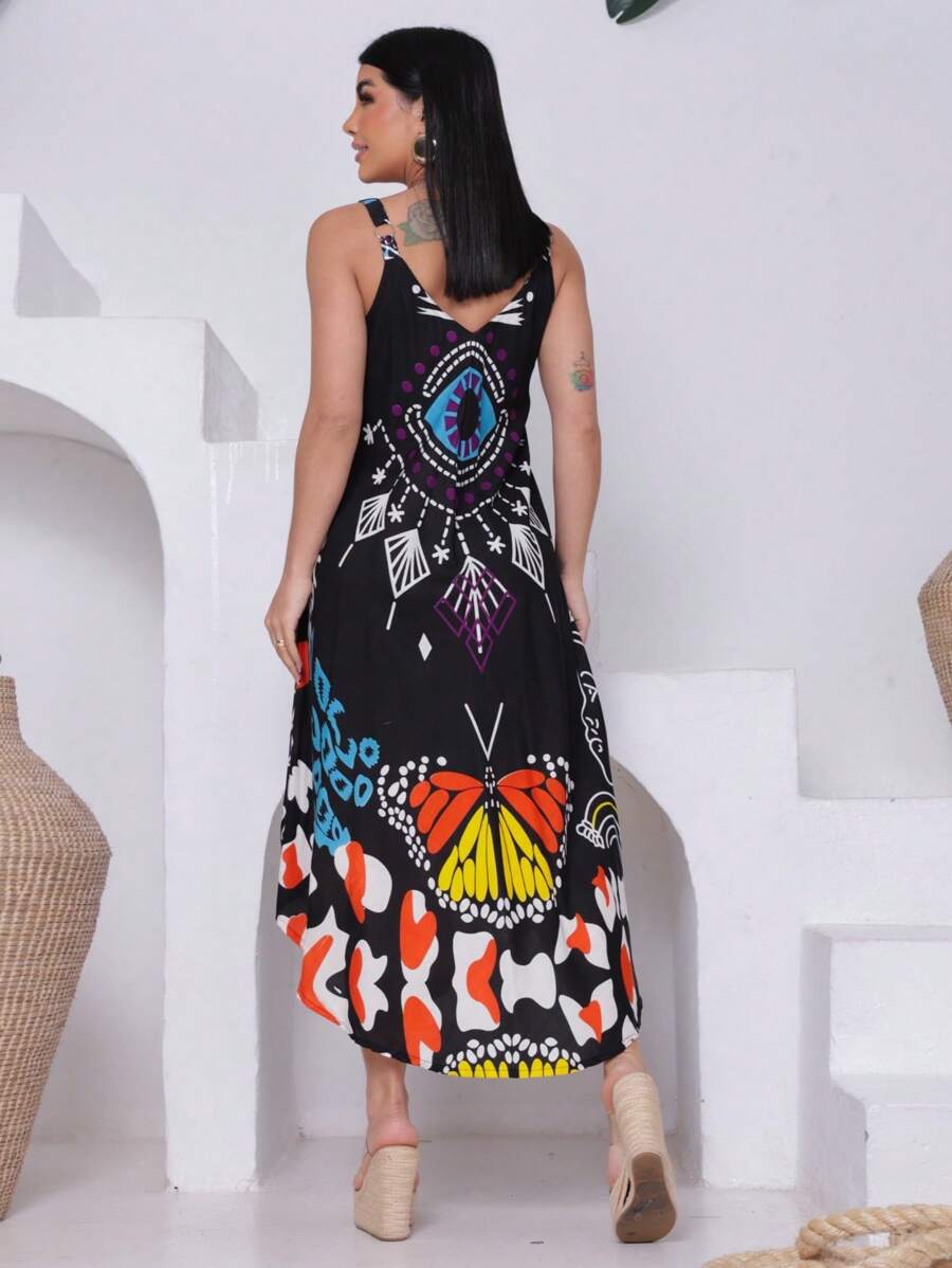 Vestido Trapézio Místico - Indra Moda Indiana