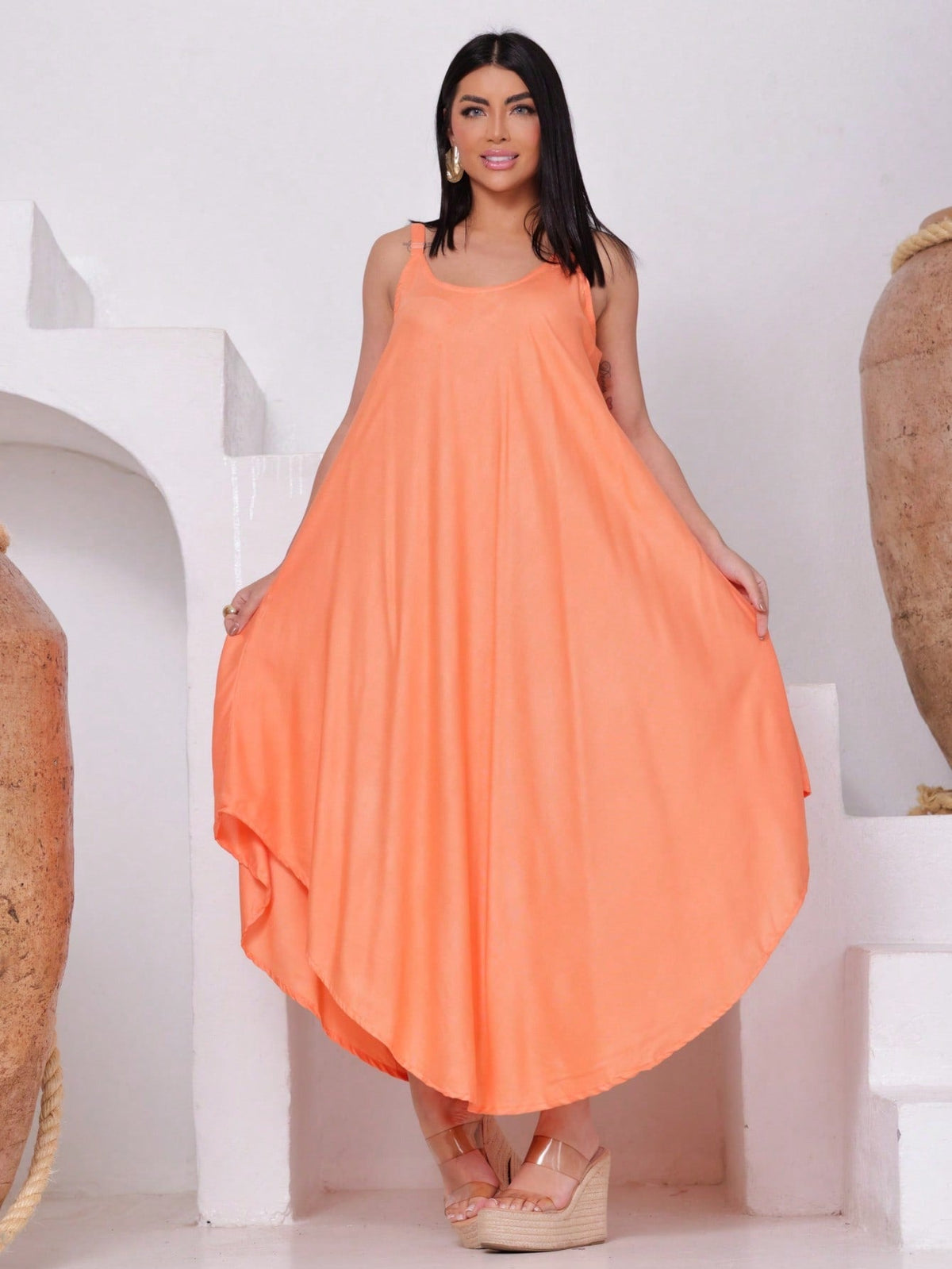 Vestido Trapézio Solar - Indra Moda Indiana