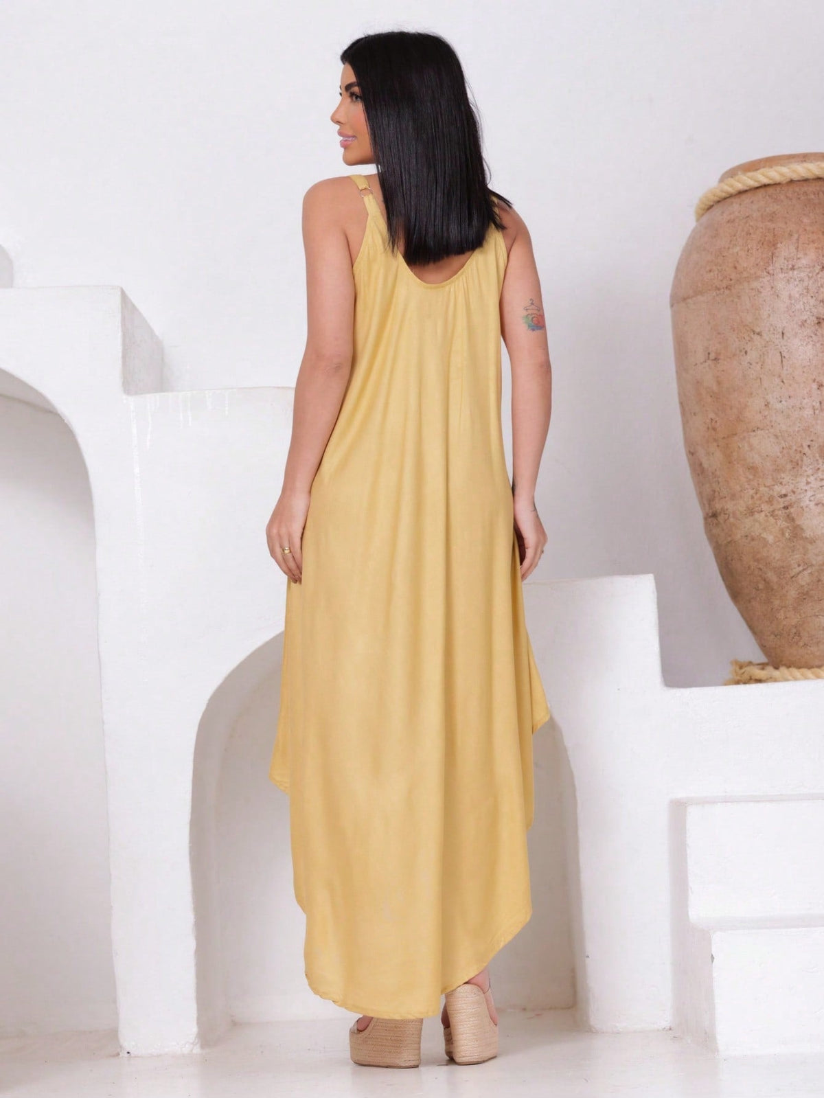 Vestido Trapézio Solar - Indra Moda Indiana