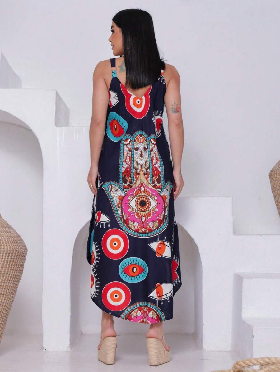 Vestido Trapézio Sorte - Indra Moda Indiana