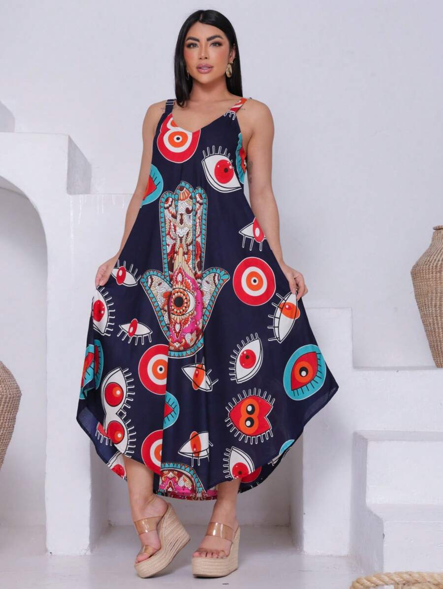 Vestido Trapézio Sorte - Indra Moda Indiana