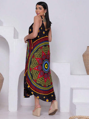 Vestido Trapézio Talismã - Indra Moda Indiana