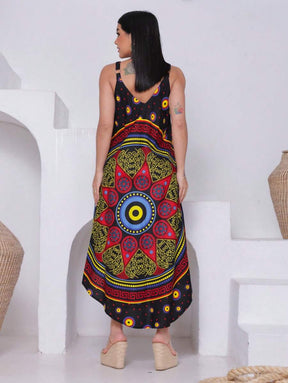 Vestido Trapézio Talismã - Indra Moda Indiana