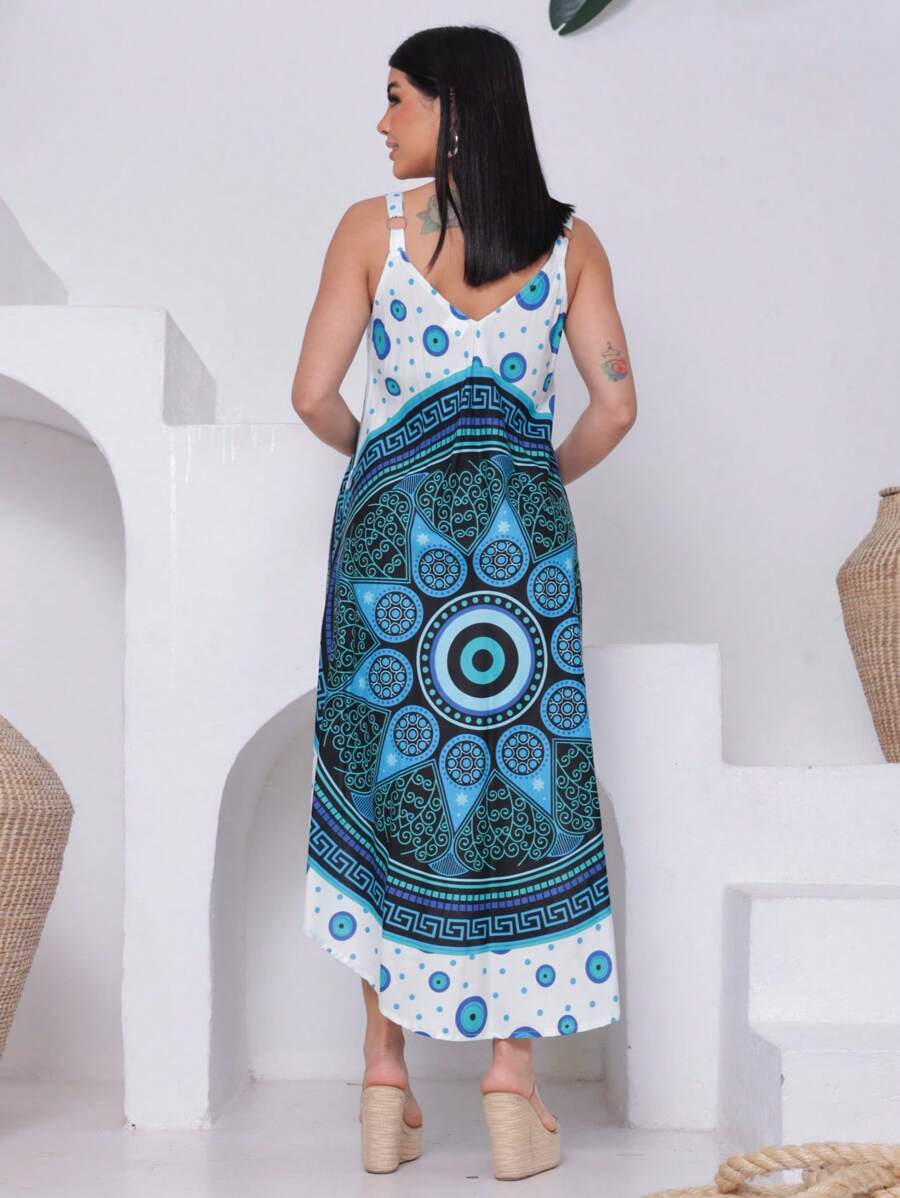 Vestido Trapézio Talismã - Indra Moda Indiana