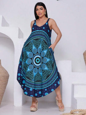 Vestido Trapézio Talismã - Indra Moda Indiana