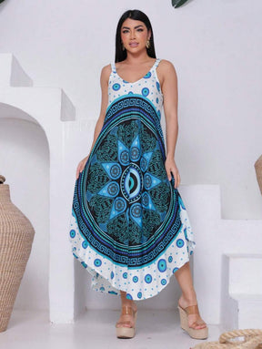 Vestido Trapézio Talismã - Indra Moda Indiana