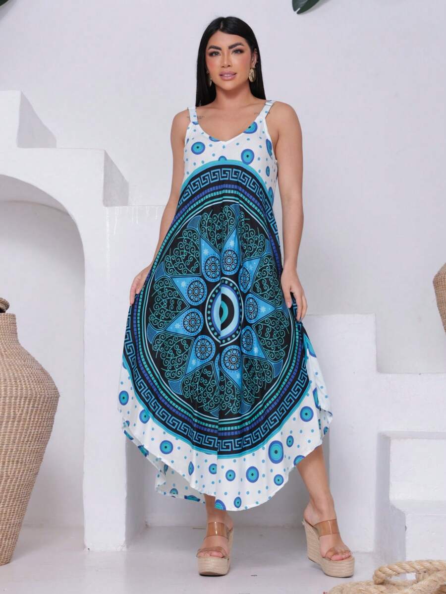 Vestido Trapézio Talismã - Indra Moda Indiana