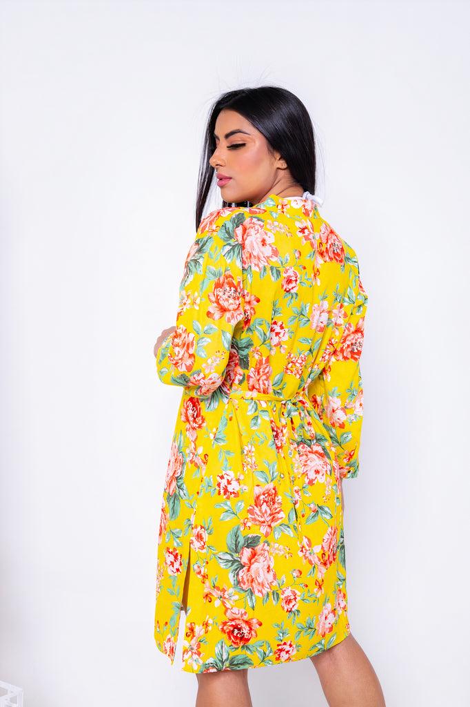 Bata Indiana chamise Longuete Bata Indiana Praia Manga Longa Boho Viscose Coleção Elegance 8278