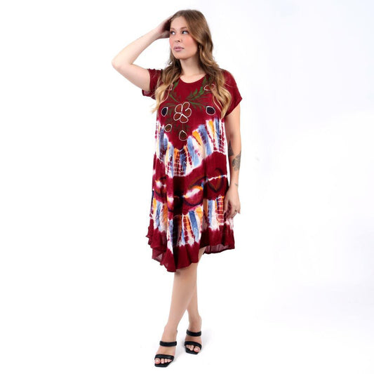 Vestido Trapézio Ajustável Midi Manguinha Soltinho Viscose Qualidade Coleção Premium 9965